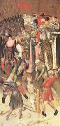 MARTORELL, Bernat (Bernardo) Two Scenes from the Legend of ST.George The Flagellation The Saint Dragged through the City (mk05) painting